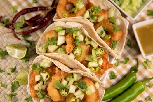 steak tacos with salsa verde